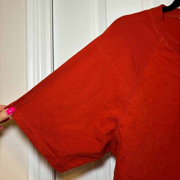 The North Face - Outdoor Basic Men’s Orange Sunriser Short Sleeve Tee in Size XL - Picture 7 of 11